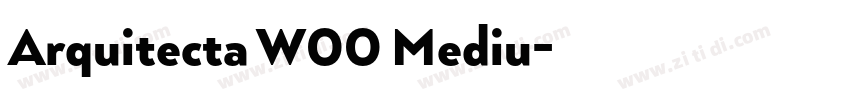 Arquitecta W00 Mediu字体转换